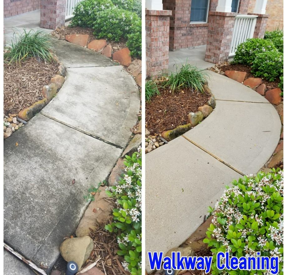 Concrete Cleaning for ALK Exterior Cleaning, LLC in Burden, KS