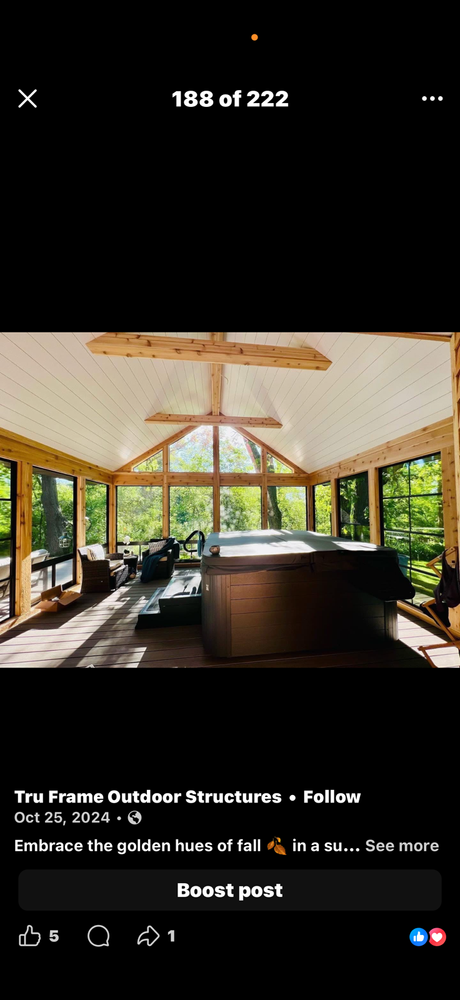 Sun Rooms for Tru Frame Outdoor Structures in Menasha, WI