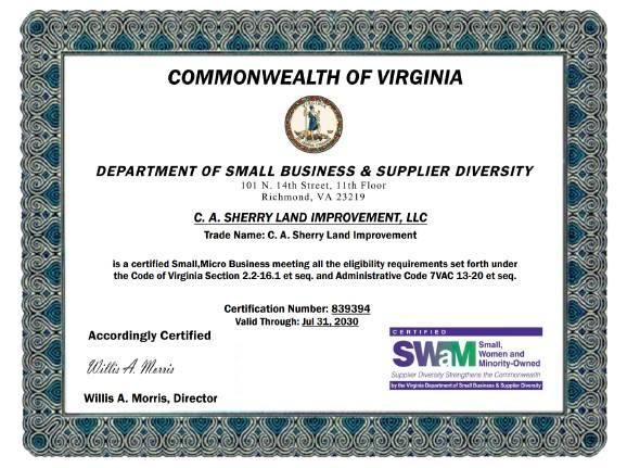 All Photos for C.A. Sherry Land Improvement, LLC. in Louisa, VA