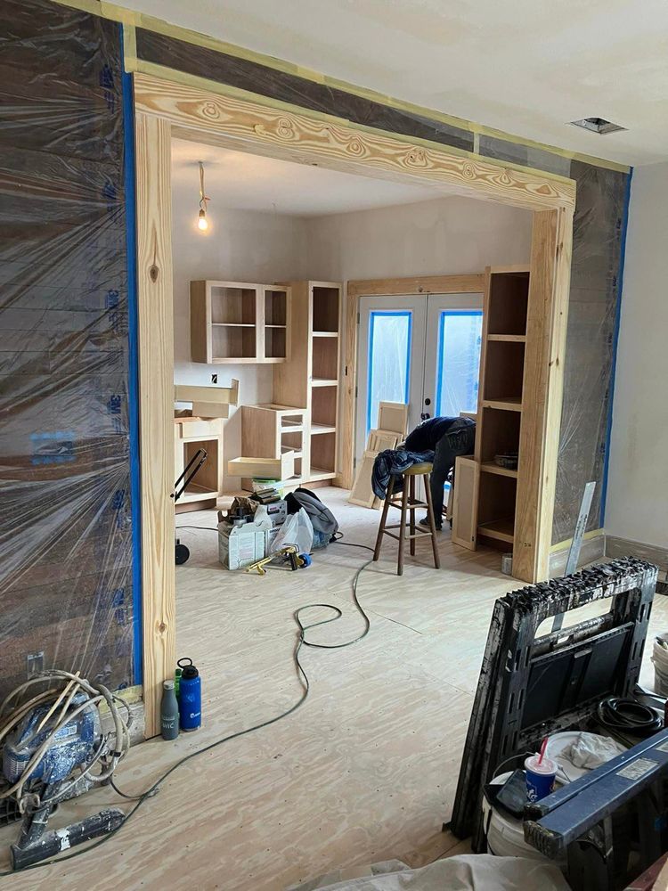 We offer custom cabinetry services to homeowners looking to enhance their living space with personalized storage solutions tailored to their specific style and needs, expertly designed and crafted by our team. for Brothers Construction in Crockett, TX