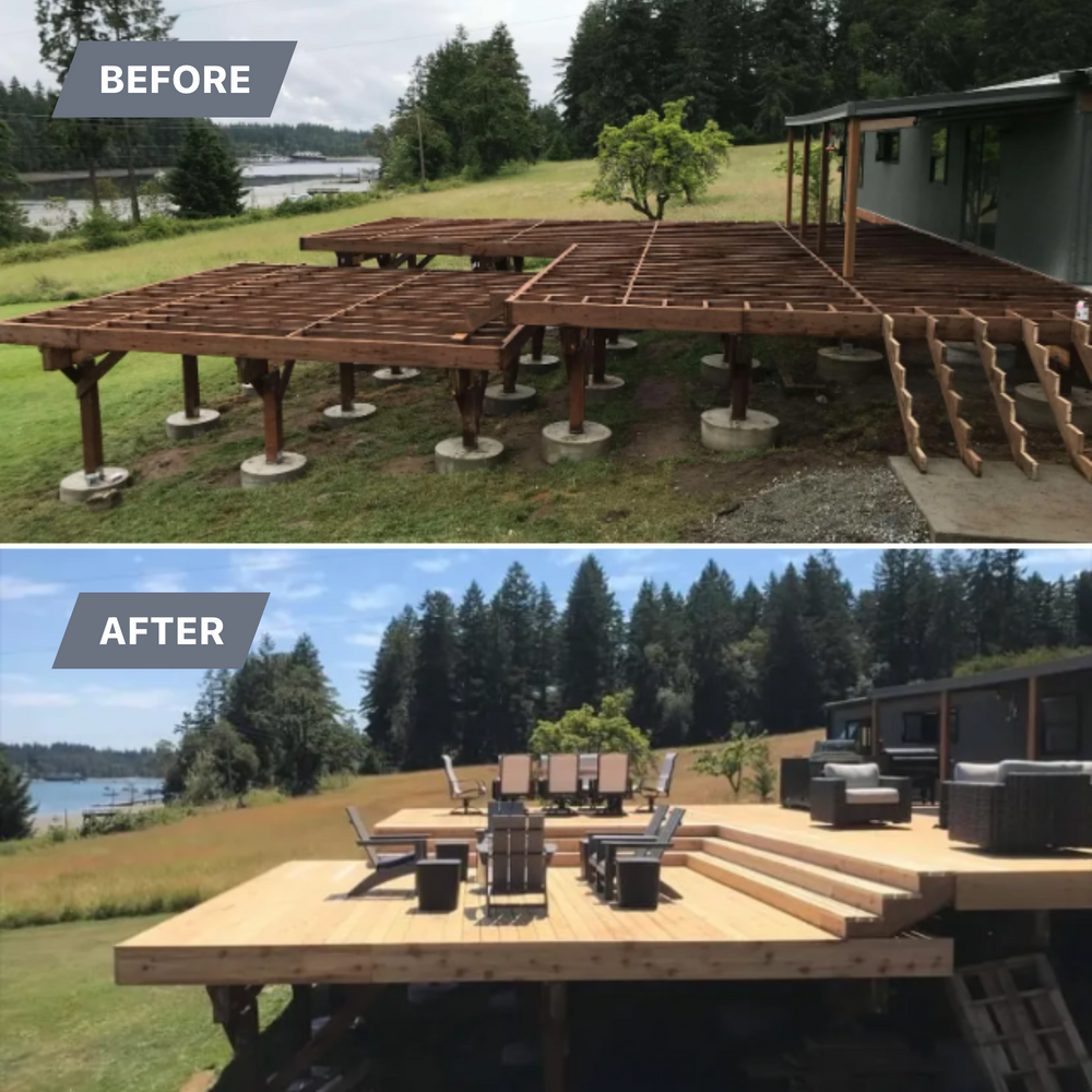 Before & After for NWP Construction Inc. in Gig Harbor, WA