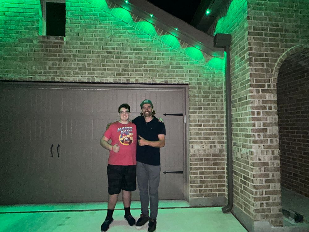 Permanent Holiday Lighting  for Light It Up AV and Turf in Keller, TX
