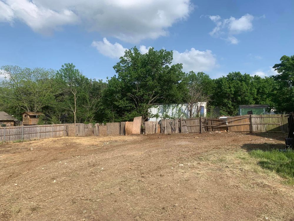 Our Excavation service includes digging and clearing land for various projects, such as installing water lines or building foundations, ensuring precise and efficient operations to meet your property's needs. for Teague Trees & Landscaping in Rendon, TX