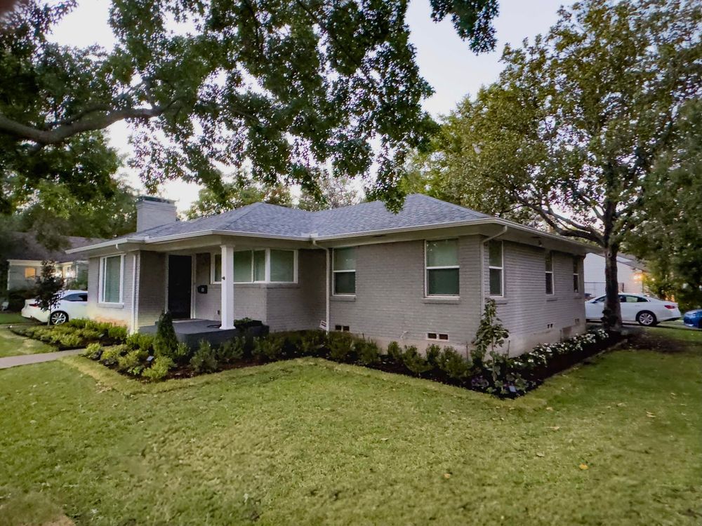 Turf & Landscaping for Walker Custom Exteriors in Dallas, TX