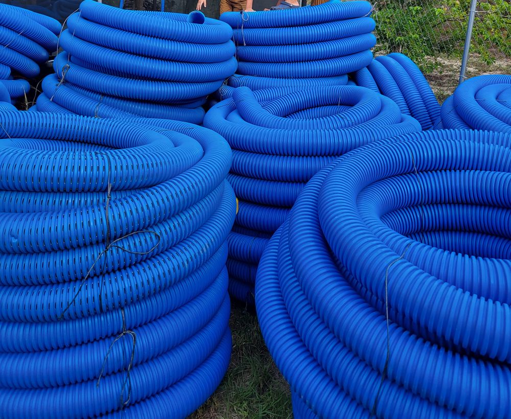 FDM HIGH OCTANE PIPE for Sam's French Drains and Landscape in Orlando, Florida