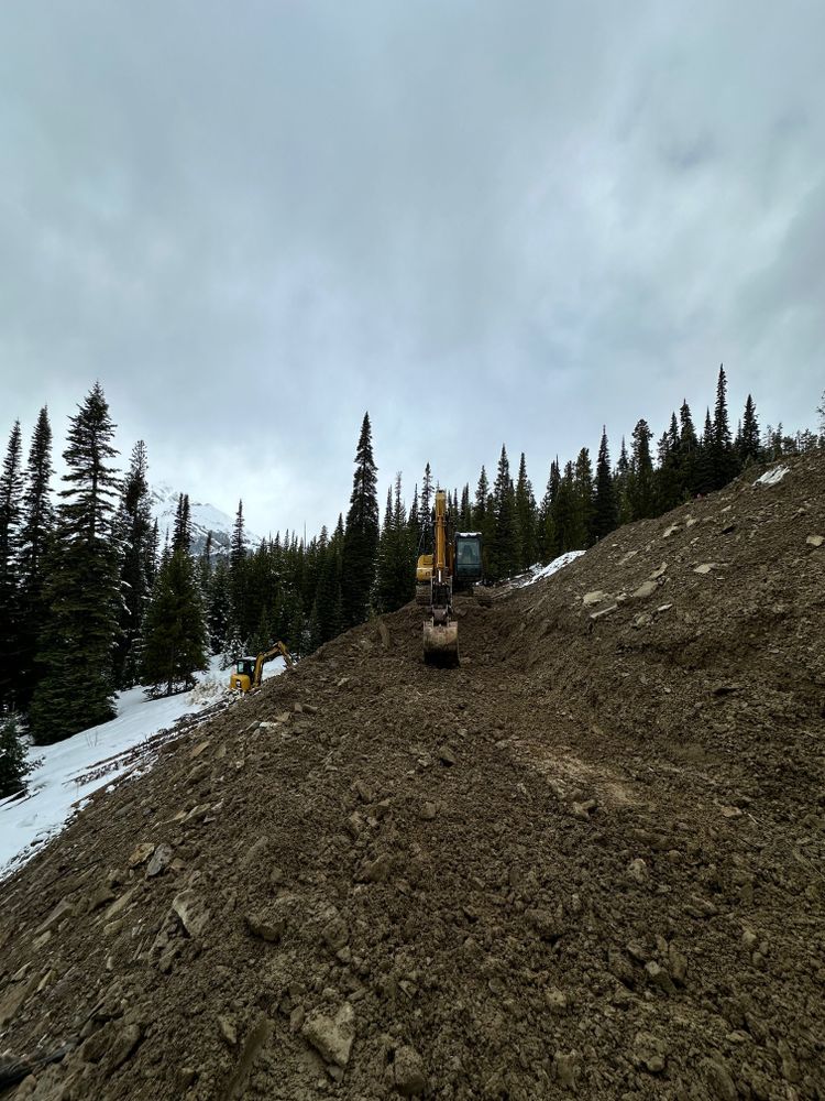 Dirt Work for R&H Homes in Bozeman, MT