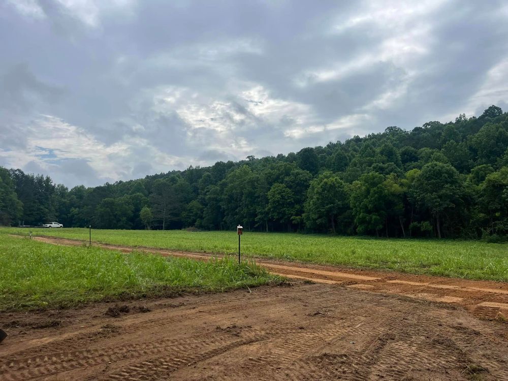 Excavation for Collins Constructors in Fyffe, AL