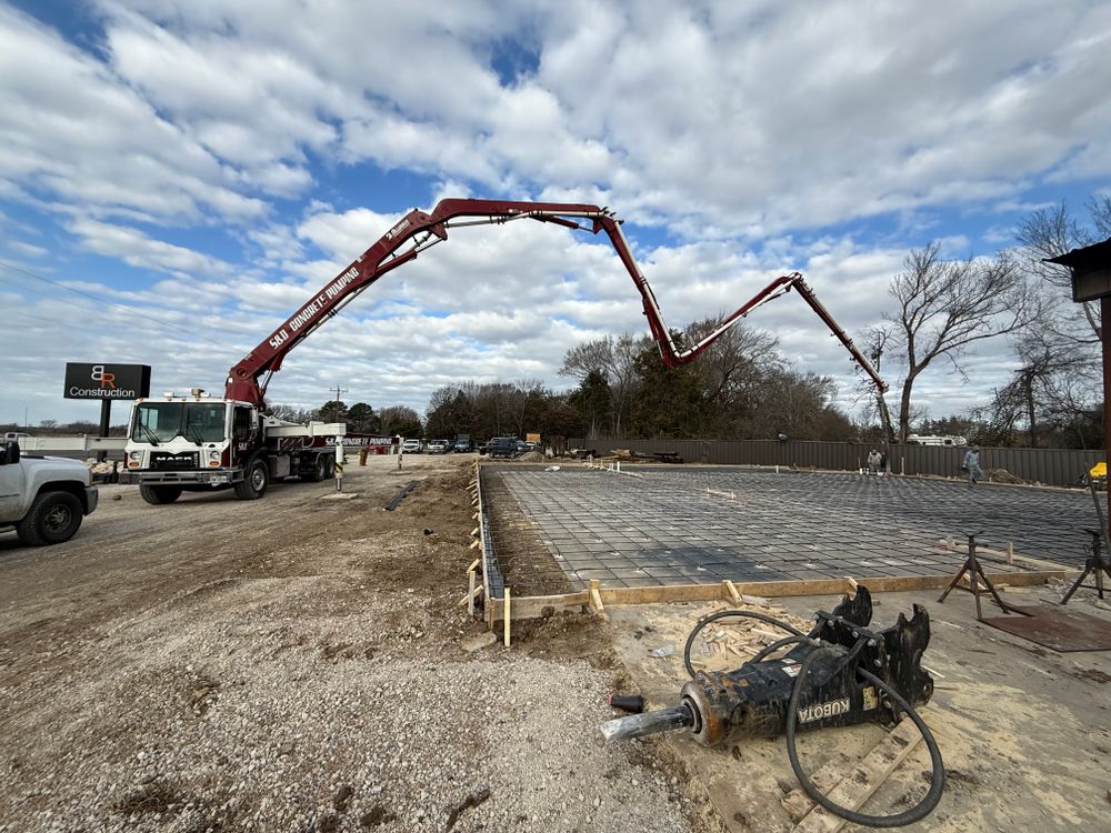 Concrete for BR Construction LLC in Corsicana, TX