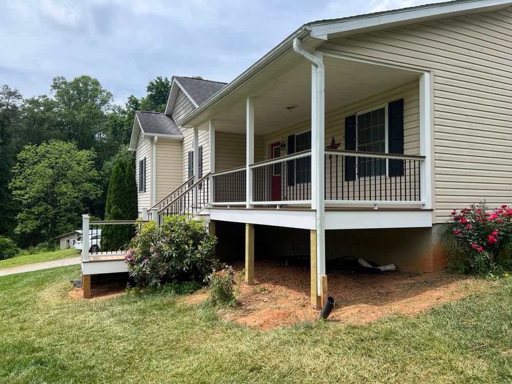 Exterior Renovations for Redwood Construction in Asheville, NC