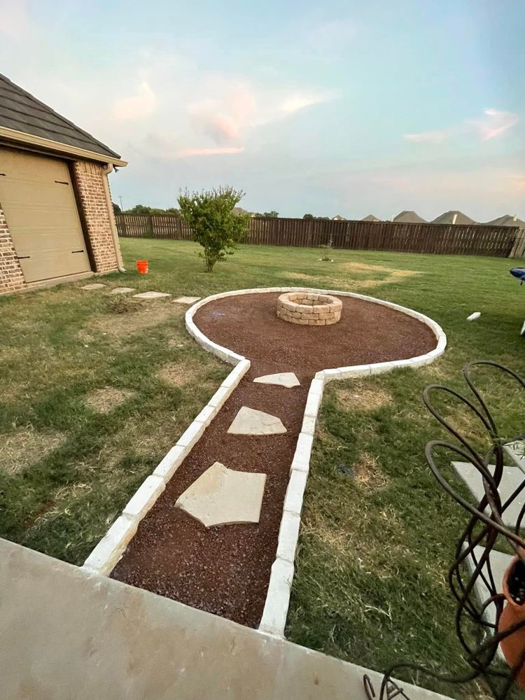 Landscaping for Rustic Root in Stephenville, TX