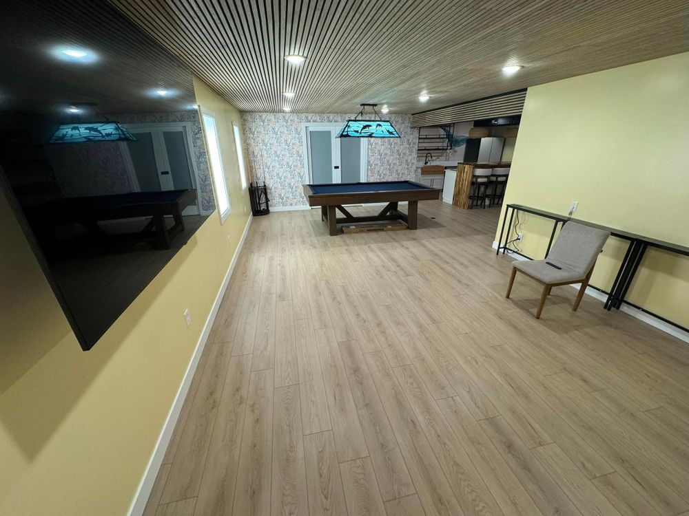 Transform your home with our expert flooring service, offering stunning installations and quality materials to elevate any room's aesthetic while ensuring durability and comfort underfoot. experience craftsmanship tailored to your style. for Walker Home Remodeling in Chesterland, OH
