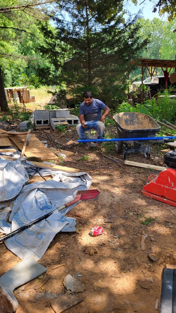 Concrete for Huerta's Concrete Finishing in Pontotoc, MS