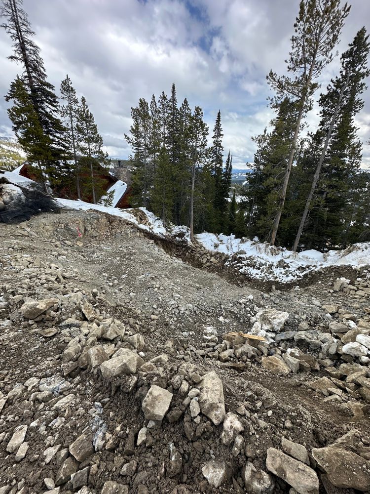 Dirt Work for R&H Homes in Bozeman, MT