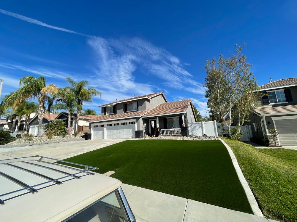 Concrete Edging for Aidan Jade Landscaping in Riverside County, CA