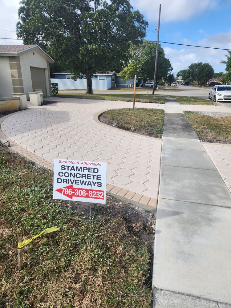 All Photos for Beautiful and Affordable Stamped Concrete by Castilla Concrete Finish Design Corp in Sunrise, FL