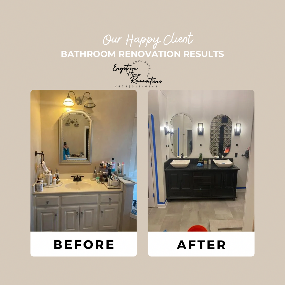 Master Bathroom Renovation  for Engstrom Home Renovations in Good Hope, Georgia