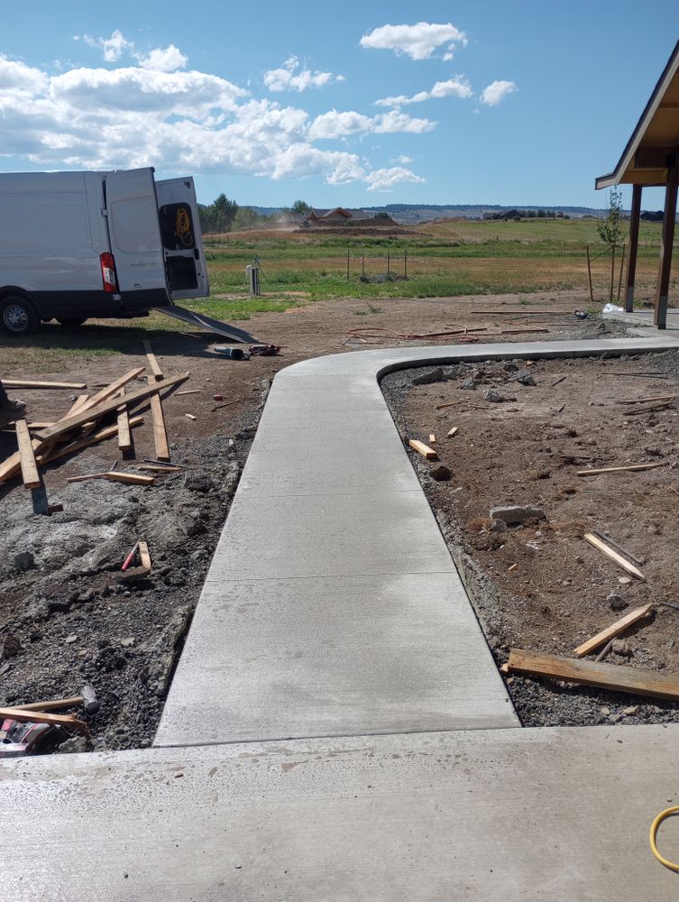 Sidewalks for Richardson Restoration and Concrete in Ellensburg, WA