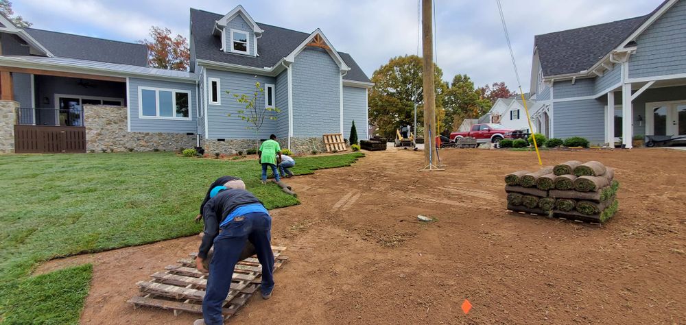 Enhance your lawn with our expert sod installation service. Our team ensures a seamless transition to lush greenery. Pair it with mulch installation for optimal soil health and aesthetic appeal. for RA Lawn Care, Landscape & Hardscape in Littleton, NC