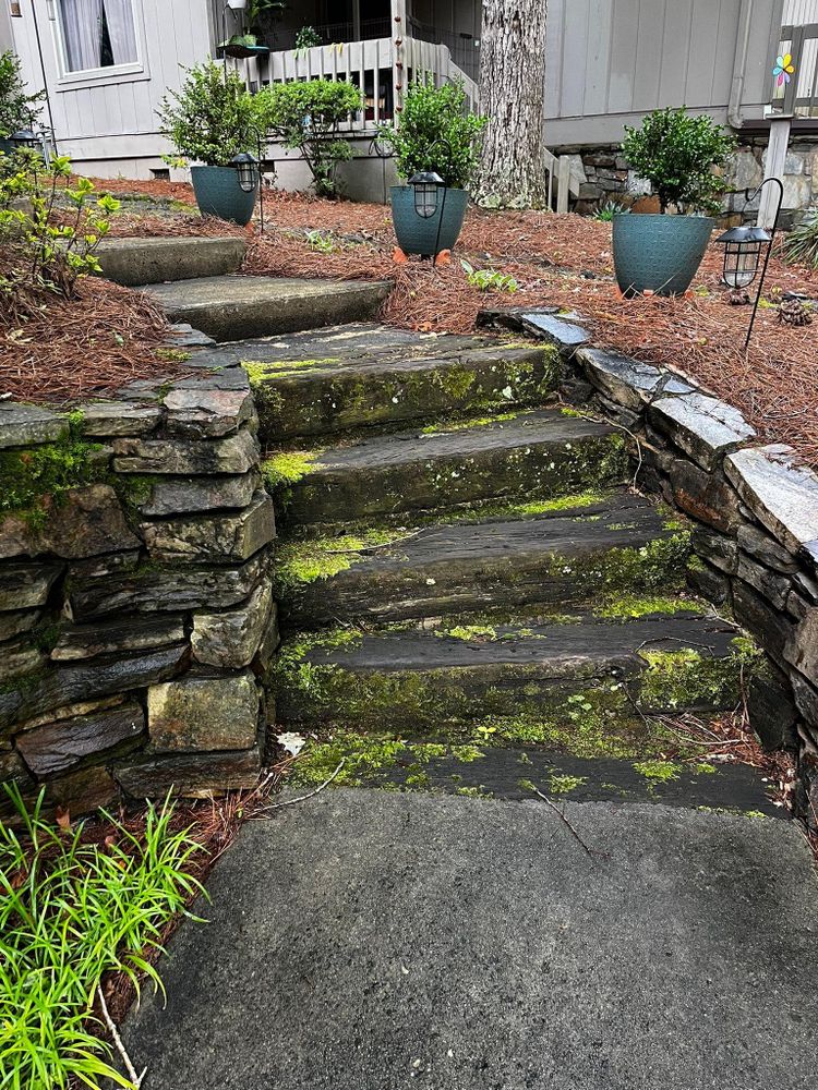 Patio Installation for Arce’s concrete finishing in Winston Salem, NC