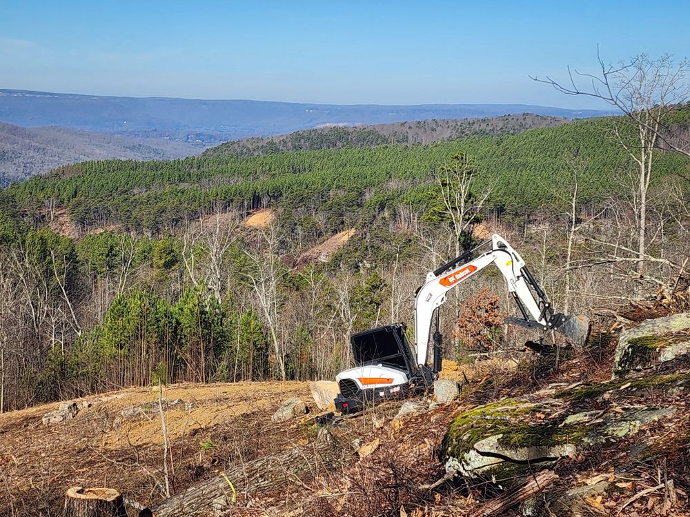 Excavating for H&H Earthworks in Decherd, TN