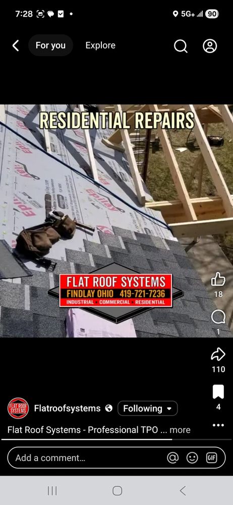 All Photos for Flat Roof Systems - Construction Specialists in Findlay, OH
