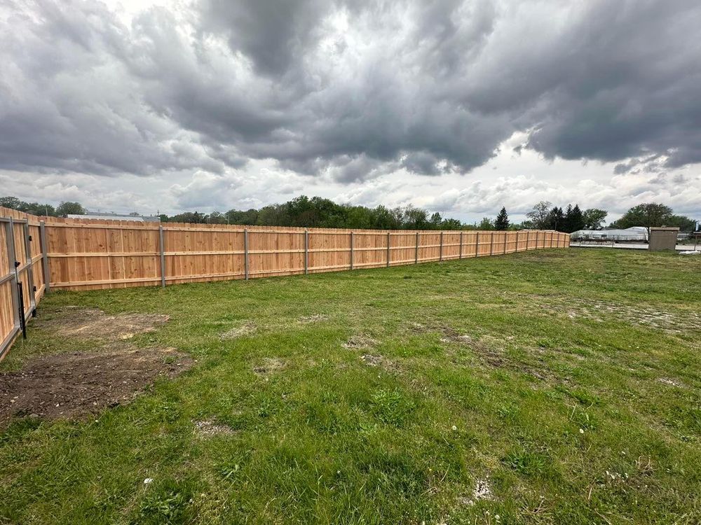 Fence Installation for Illinois Fence & outdoor co. in Kewanee, Illinois