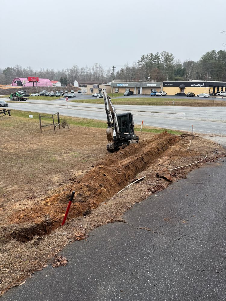 Our trenching service provides precise and efficient digging for utilities, landscaping, or drainage projects, ensuring minimal disruption to your property while meeting all safety standards and project requirements. for OCD Landworks in Lenoir, NC