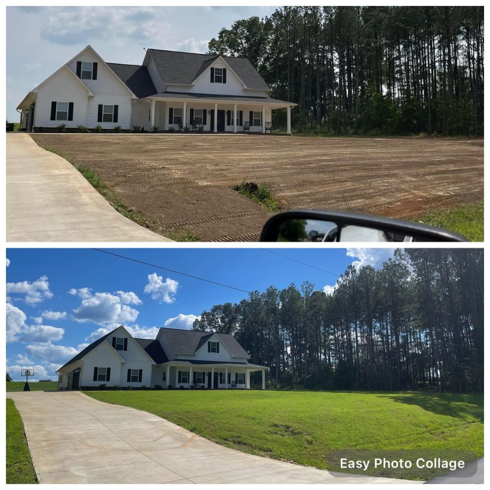 Before & After for CreekSide HydroSeeding & EarthWorks in Calhoun, GA