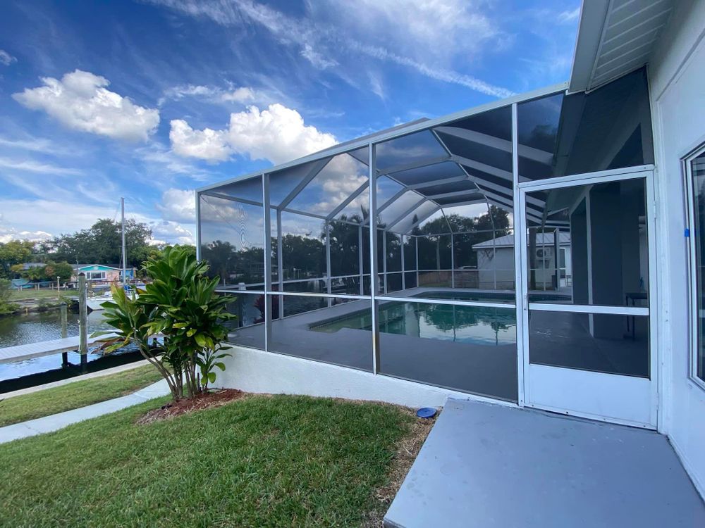 Exterior for Armas Pool Screen Replaced Pressure Wash and Painting LLC in Clair Mel, FL