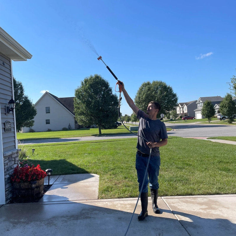 Our professional Roof Cleaning service safely and effectively removes dirt, grime, mold, and algae from your roof using a gentle soft washing technique to restore its appearance and prolong its lifespan. for Power Washing 219 in Saint John, IN