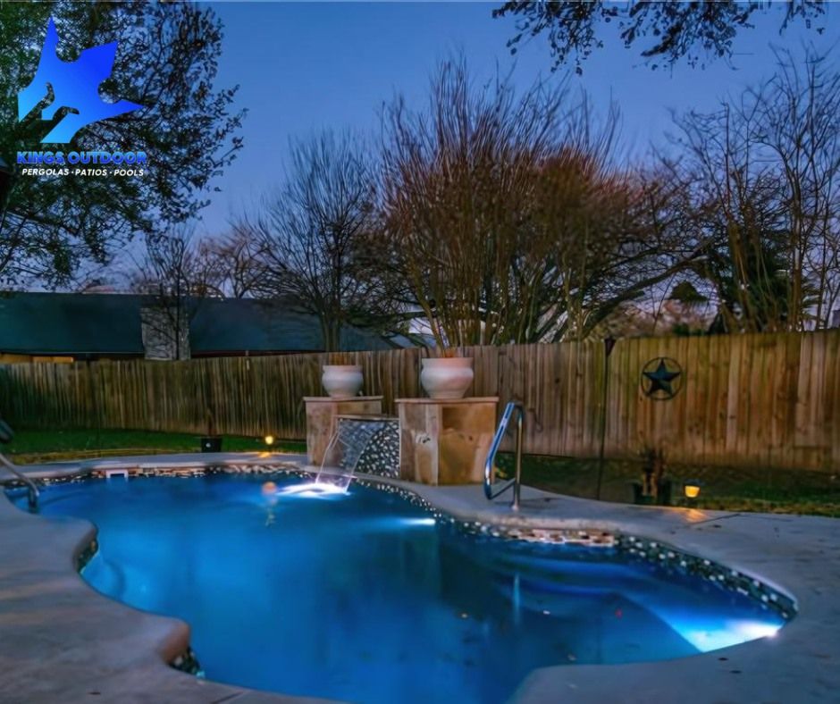 Custom Pool Construction for Kings Outdoor in Amarillo, TX