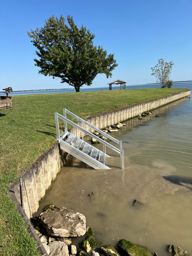 Lake Steps for BR Construction LLC  in Corsicana, TX