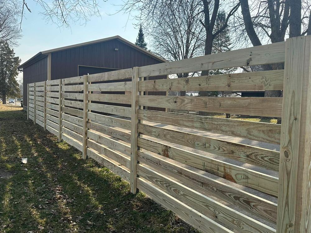 Fence Installation for Illinois Fence & outdoor co. in Kewanee, Illinois