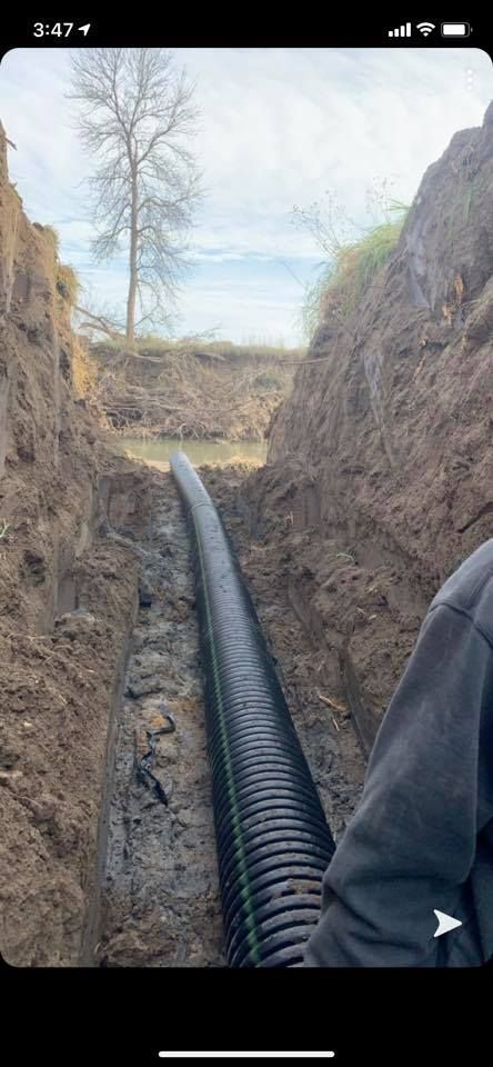 Excavating for M & W Tiling and Excavating in Calamus, IA