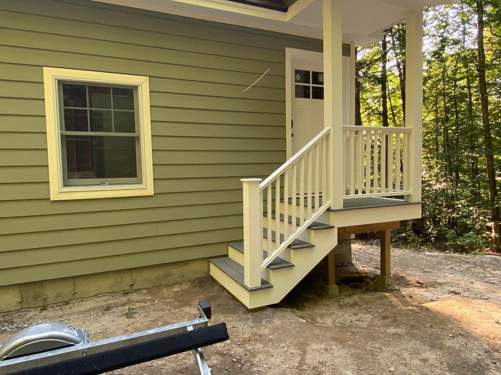 Deck Installation for Eagle Services LLC in Casco, ME