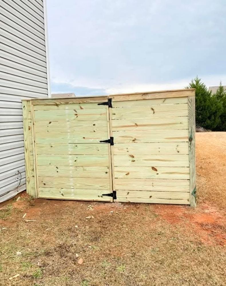 Fencing for All Out Construction in Atlanta, GA