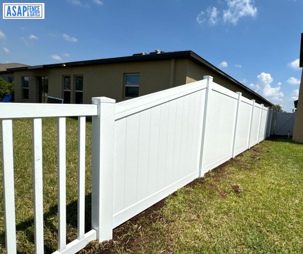 Vinyl Fence Options for ASAP Fence & Gates - Central, FL in Leesburg, FL