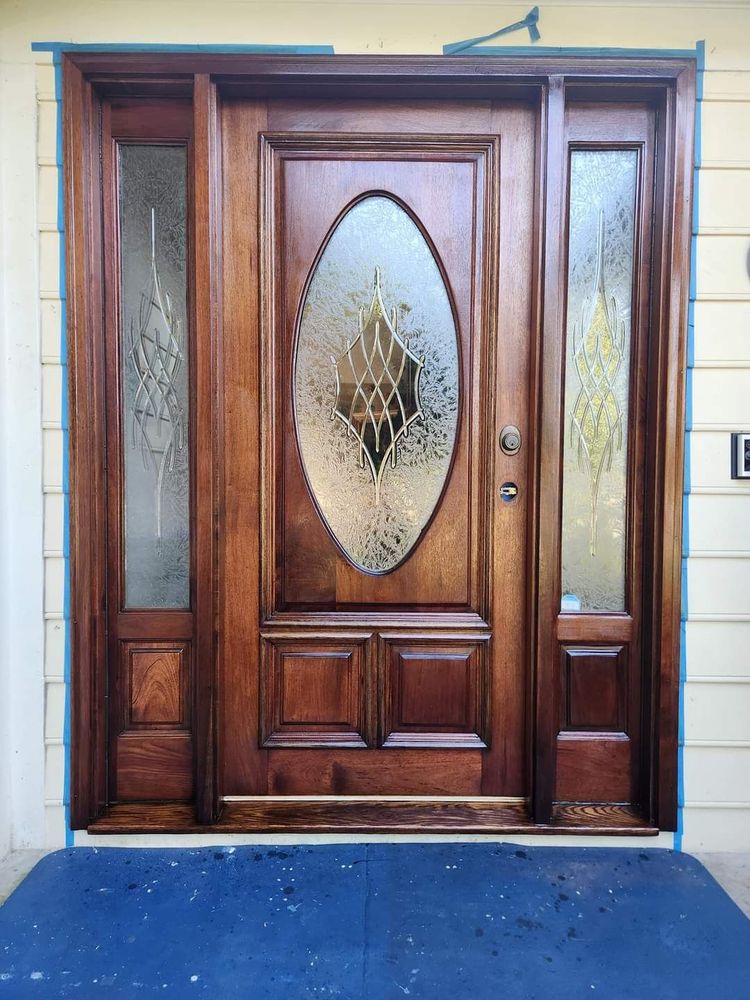 Our interior door painting service will revitalize your home by adding a fresh coat of paint to your doors, enhancing the overall aesthetic and appeal of your living space. for Fine Finishes Custom Painting in Charlotte, NC