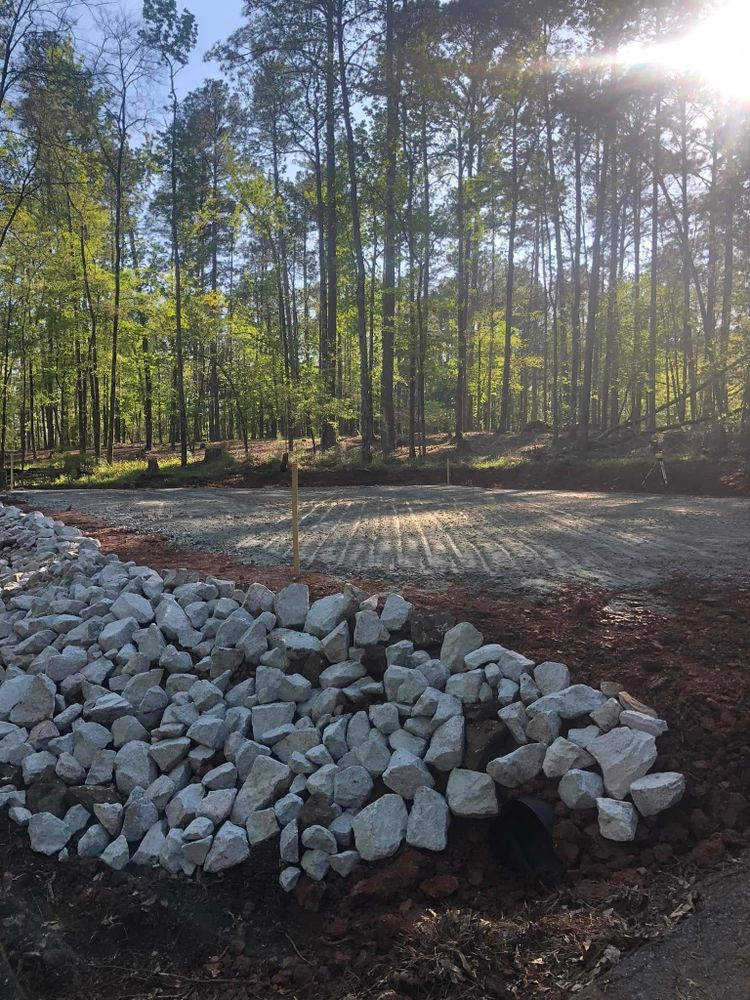 Our Roadbeds service ensures durable, well-graded surfaces for driveways or private roads, using expert excavation techniques to prepare a stable foundation that enhances durability and supports safe, smooth driving experiences. for Middle Georgia Land Pro in Cochran, GA