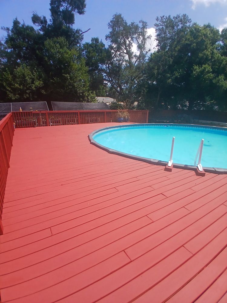 Deck refinishing  for The Pro's Painting and Handyman Services in Haines CIty, FL