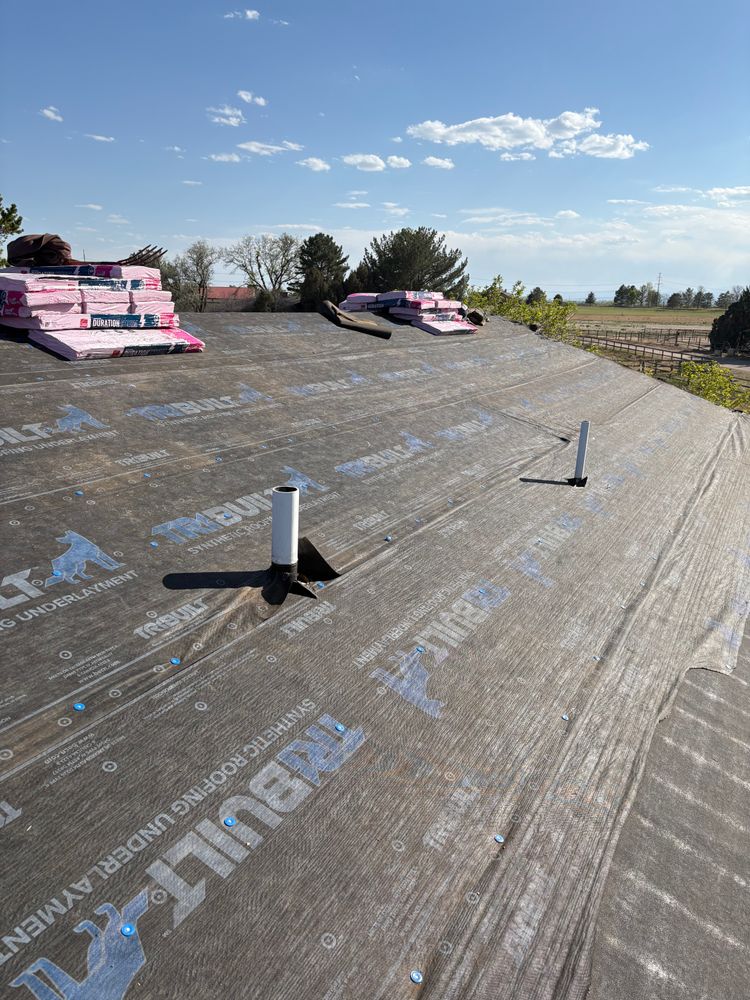 In production for Divine Roofing LLC in Severance, CO