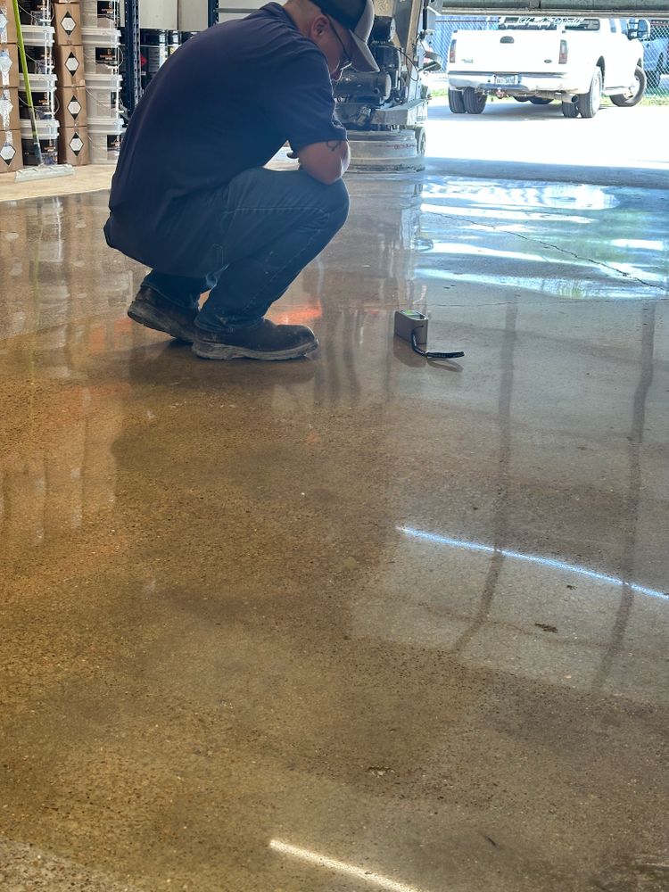 Polished Concrete  for Texas Curb N Borders in Houston, TX