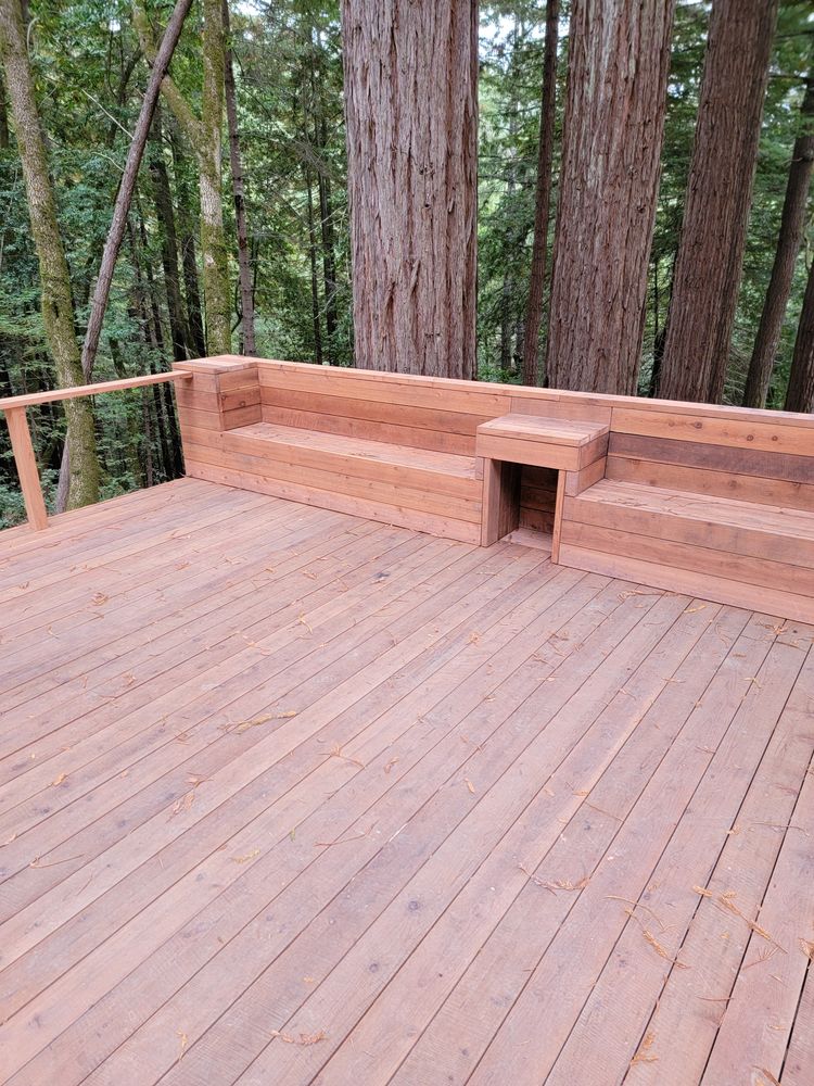 Our Decks, Stages and Dock building service offers custom construction solutions to enhance outdoor living spaces. From decks for relaxation to stages for entertainment, we create functional and beautiful structures tailored to your needs. for Ren Levine Construction in Novato, CA