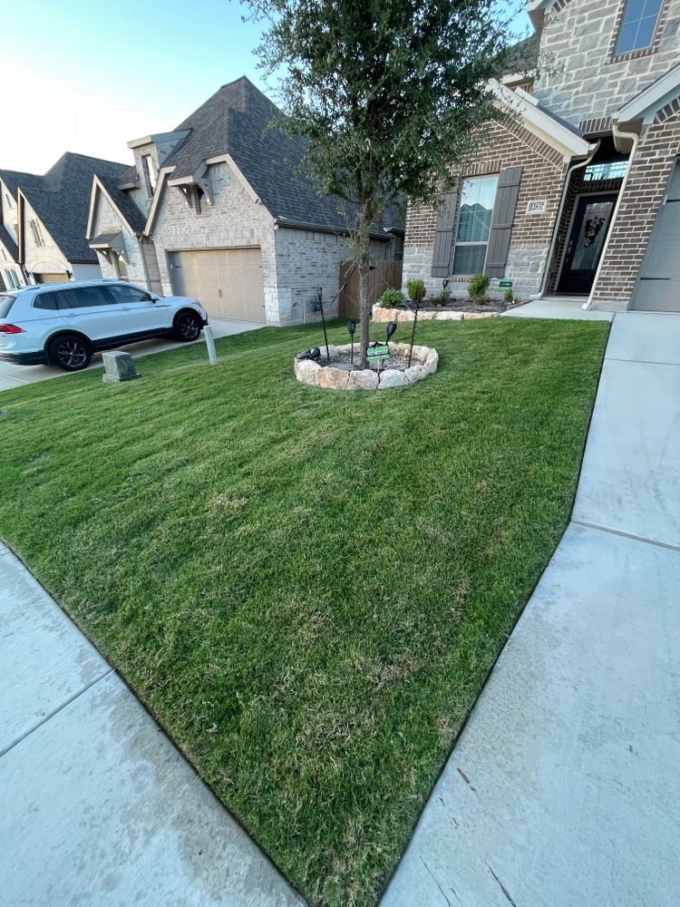 Core Aeration for Alamo Turf Works in San Antonio, TX