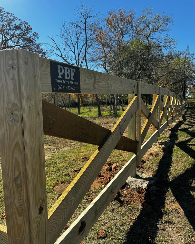 Fences for Poor Boys Fencing in Fort Worth,  TX