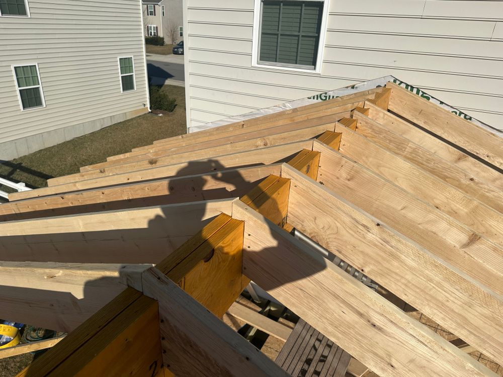 Goodwick Covered Deck for Thomas J. Gorman Construction in Middletown, DE