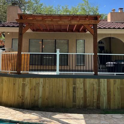 Enhance your outdoor living space with our deck & patio installation service. Our expert team designs and builds custom patios and decks, ensuring durability, functionality, and aesthetic appeal for your home. for Da Silva Construction in San Antonio, TX
