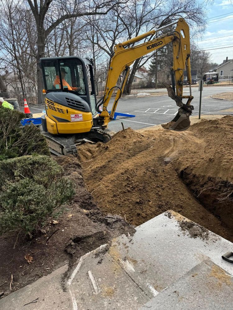 Our excavation service provides precise and efficient digging for plumbing installations or repairs, ensuring safe and reliable groundwork, minimizing mess, and protecting your property’s integrity throughout the process. for Drain Scope Solutions in Western Massachusetts, MA