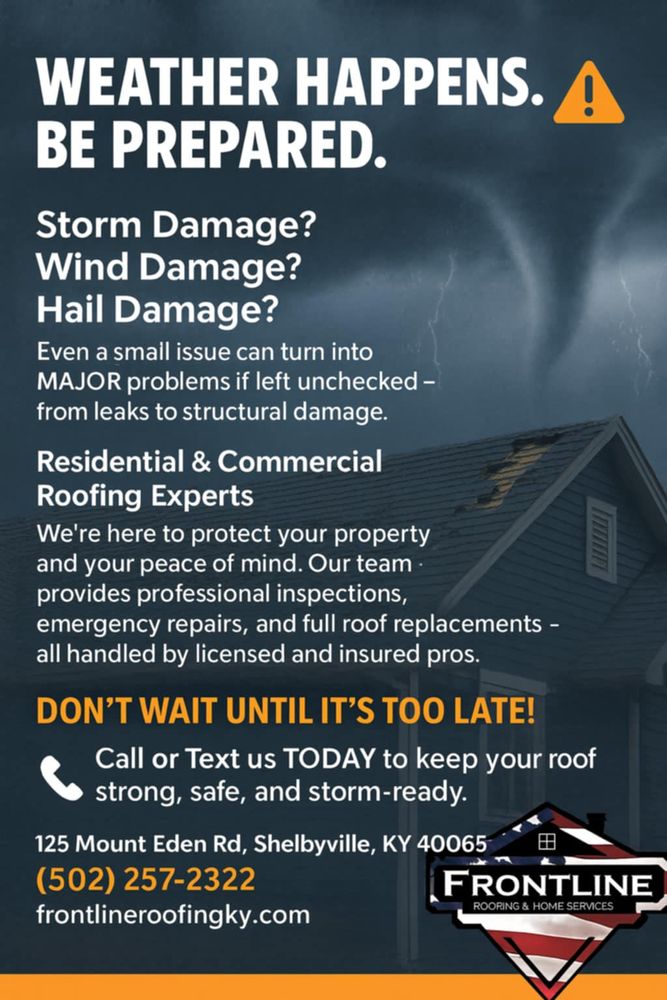 All Photos for Frontline Roofing & Home Services in Shelbyville, KY