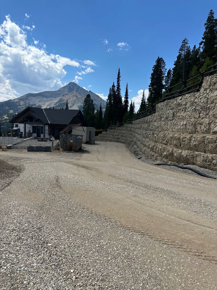 Dirt Work for R&H Homes in Bozeman, MT
